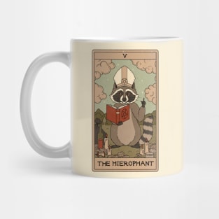 The Hierophant -  Raccoons Tarot Mug